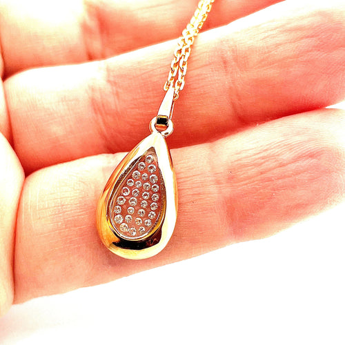 Collier Chaîne + pendentif diamants 58 Facettes