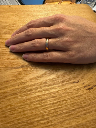 Bague 54 Alliance Femme Or Rose 58 Facettes