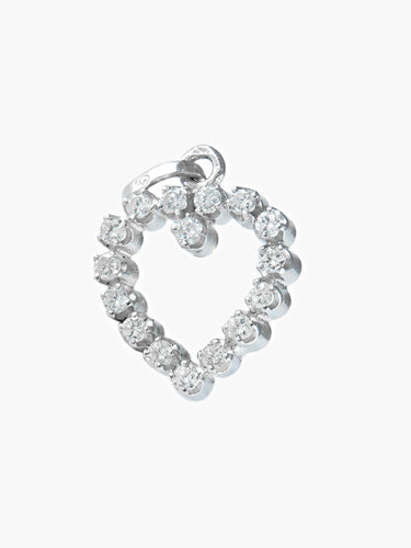 Pendentif Pendentif Coeur Diamants 58 Facettes