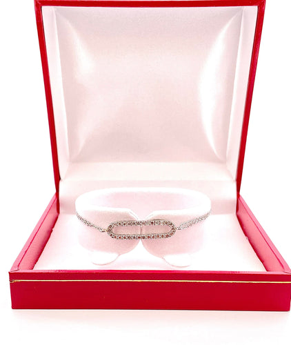 Bracelet Bracelet Or barrette en Diamants 58 Facettes