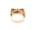 Bague 54 Bague rubis et diamants 58 Facettes GG25.Aile-R