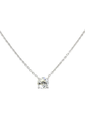 Collier COLLIER SOLITAIRE DIAMANT 58 Facettes 052871