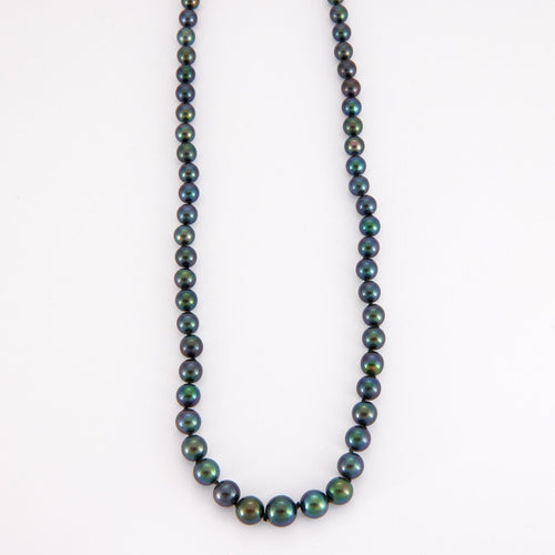 Collier Collier de perles grises 58 Facettes