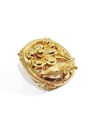 Broche Broche Art Nouveau Or Rose 58 Facettes