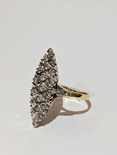 Bague Bague marquise diamants 58 Facettes