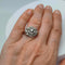 Bague 55.5 Bague vintage or platine diamants 58 Facettes