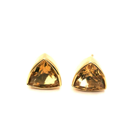 Boucles d'oreilles Boucles d'oreilles citrines or jaune 58 Facettes 556