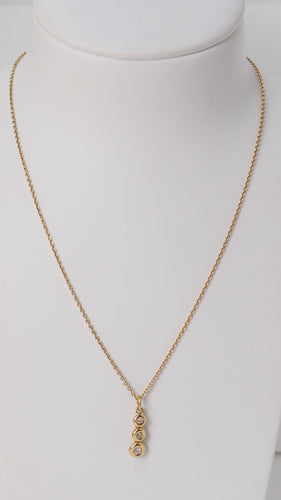 Collier Collier Pendentif Or Jaune Et Diamants 58 Facettes radex