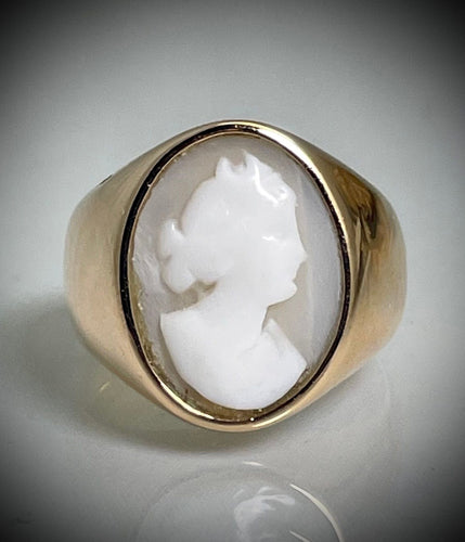 Bague 51 Chevalière Camée 58 Facettes