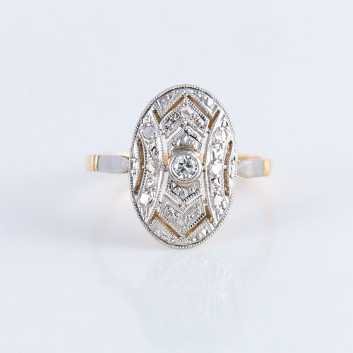 Bague 48 Bague Belle époque, diamants 58 Facettes