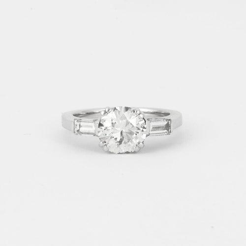Bague 54 Bague Solitaire diamant 2.19ct 58 Facettes