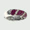 Bague BAGUE SPINELLES ROUGES DIAMANTS 58 Facettes Q743A