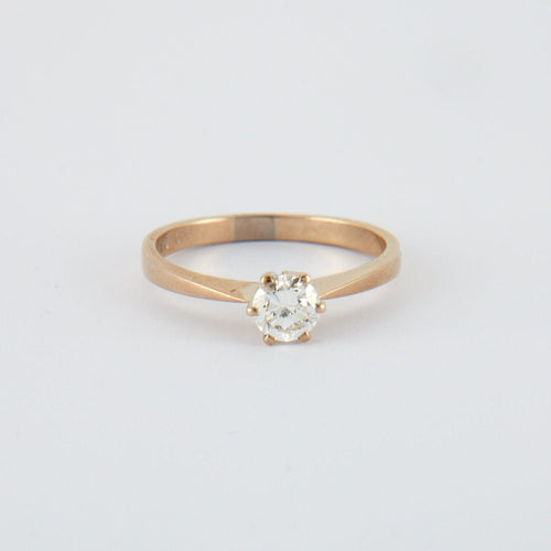 Bague 59 Bague solitaire Diamant 0.58ct 58 Facettes