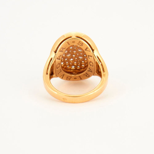 Bague BULGARI - Bague Pavage Diamants 58 Facettes