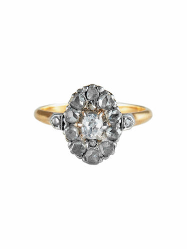 Bague 53 Bague Marguerite Or et Diamants 58 Facettes