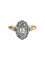 Bague 53 Bague Marguerite Or et Diamants 58 Facettes