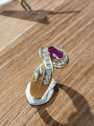 Bague Bague Or Rubis et Diamants 58 Facettes 20400000319/U