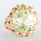 Bague 55 Bague Cocktail Béryl jaune 58 Facettes 8365