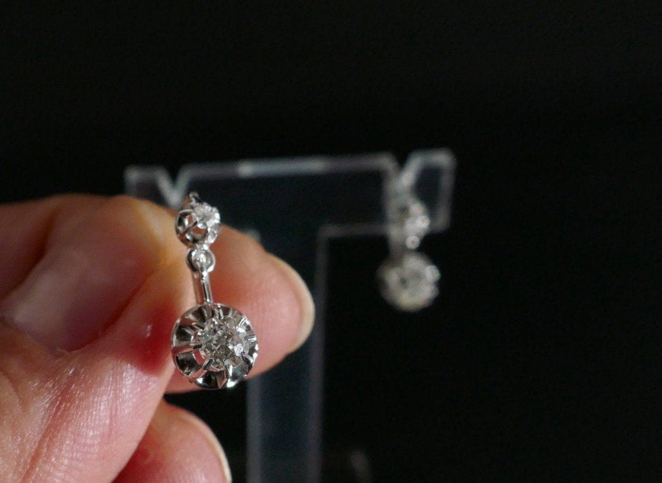 Boucles d'oreilles Boucles d'Oreilles Diamants 58 Facettes 655432