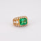 Bague Bague Emeraude de Colombie Diamants 58 Facettes