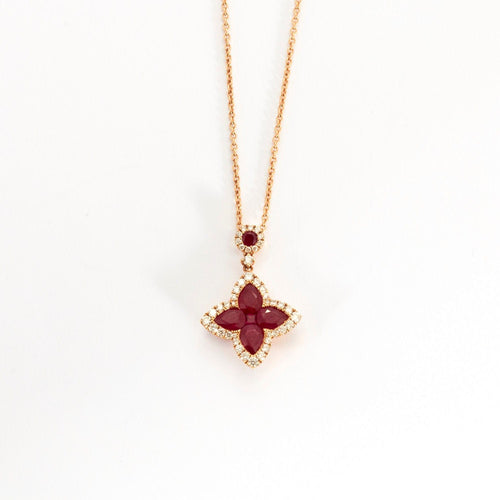 Collier Collier Héritage Rubis & Diamant 58 Facettes 002.120