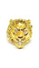 Bague Bague lion en Or jaune et Diamants 58 Facettes
