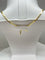 Collier Parure en or jaune, rose et blanc oxydes de zirconium 58 Facettes