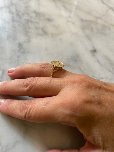 Bague 56 Bague d'amour en coeur de la maison Augis 58 Facettes