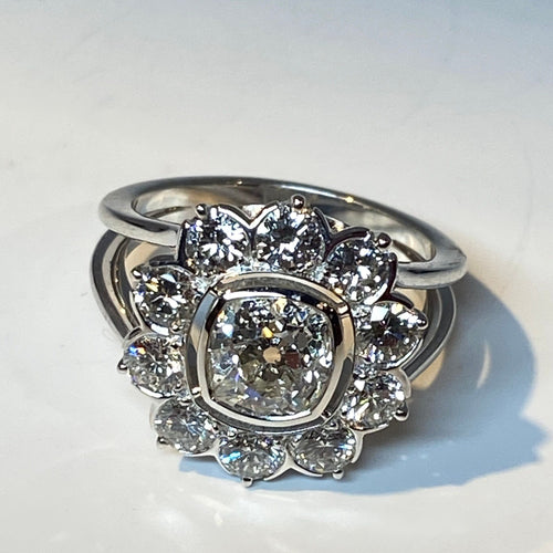 Bague Bague Margueritte, diamant 58 Facettes