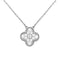 Pendentif VAN CLEEF & ARPELS -  pendentif or blanc, diamants 58 Facettes