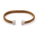 Bracelet Bracelet TOUS MESH en acier inoxydable et or avec diamants 58 Facettes E358980