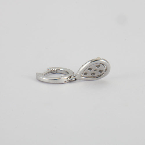 Boucles d'oreilles Boucles d'oreilles en Or blanc & diamants 58 Facettes