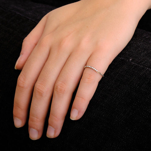 Bague 53 Bague Chaîne diamants 58 Facettes