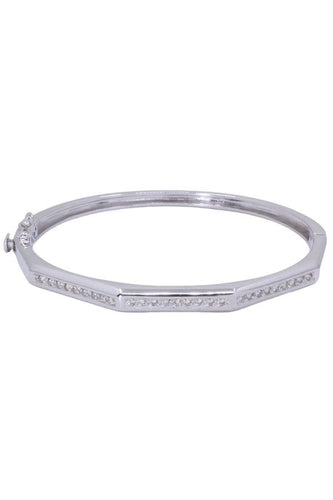 Bracelet BRACELET JONC OUVRANT DIAMANTS 58 Facettes 078591