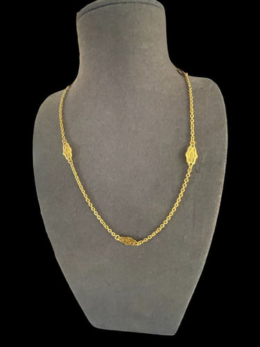 Collier Chaine Art Nouveau émaillée 58 Facettes