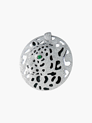 Pendentif PENDENTIF ONYX DIAMANTS TSAVORITE 58 Facettes 452 50017