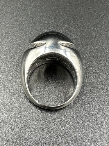 Bague 54 BVLGARI - Bague Or blanc Diamants 58 Facettes