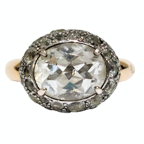 Bague 52 POMELLATO - Bague "Tabou" topazes blanches 58 Facettes 1CA320/1