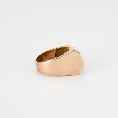 Bague BAGUE TANK DIAMANTS RUBIS 58 Facettes