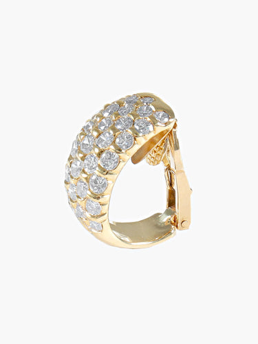 Boucles d'oreilles Clips d'oreilles Diamants 58 Facettes