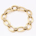 Bracelet Bracelet ovale Or jaune Zircon 58 Facettes E359398