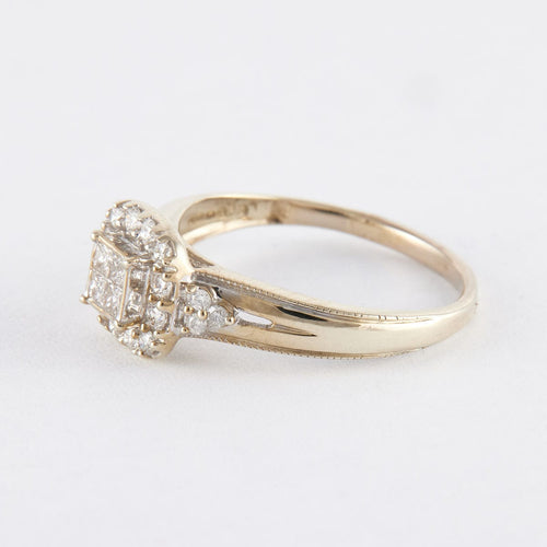 Bague 56 Bague Diamants Marquise Or Gris 58 Facettes