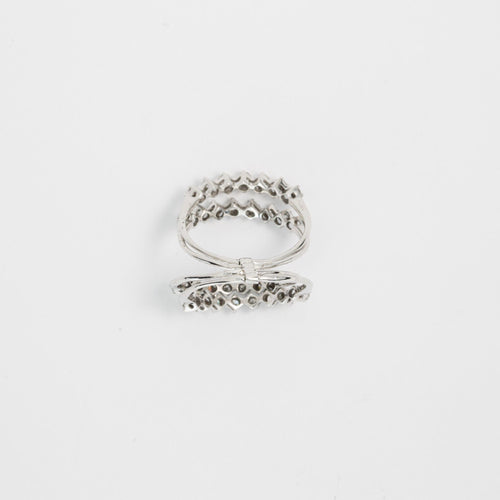 Bague 58 Bague en or 18 carats et diamants 58 Facettes