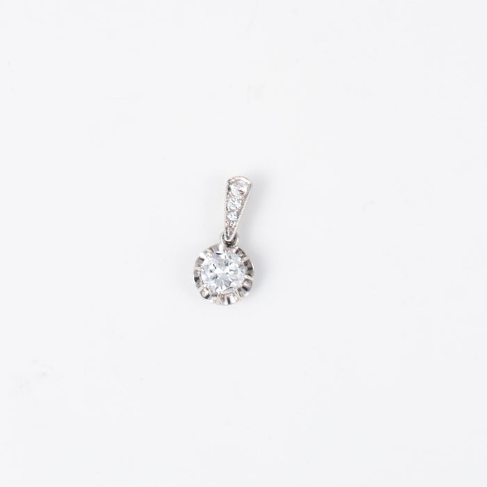 Pendentif Pendentif diamant solitaire 58 Facettes