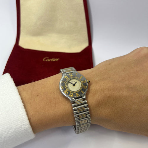 Montre Cartier - montre Must 21 quartz 58 Facettes 20400000497