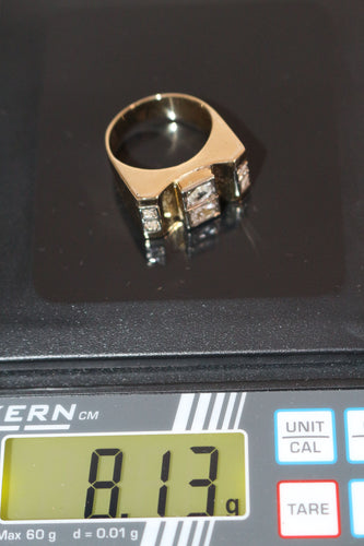 Bague Bague Tank Diamants Taille Rose 58 Facettes 519