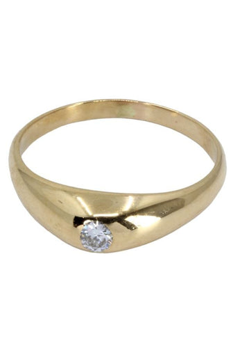 Bague 54 BAGUE JONC DIAMANT 58 Facettes 055051