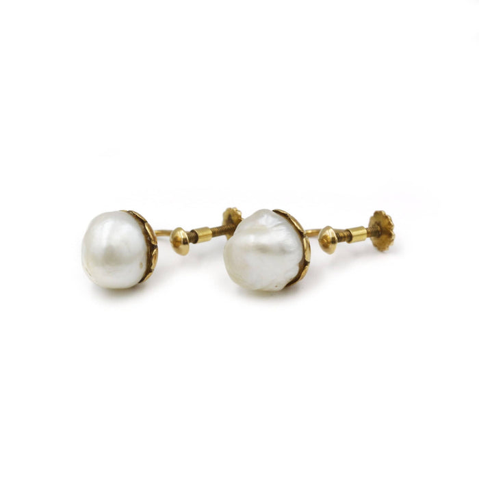 Boucles d'oreilles Boucles d'oreilles - Or & Perles fines baroque 58 Facettes 220022SP