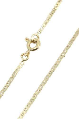 Collier CHAINE MAILLE MARINE PLATE 58 Facettes 058271