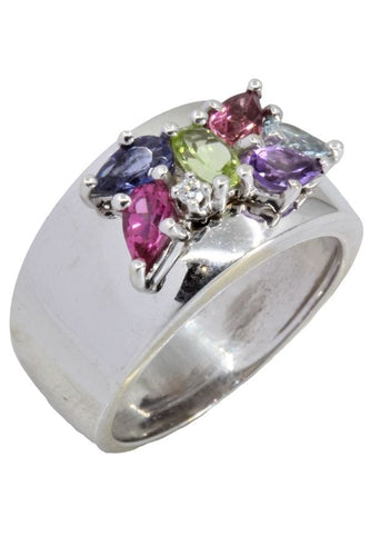 Bague 54 BAGUE TUTTI FRUTTI 58 Facettes 052221